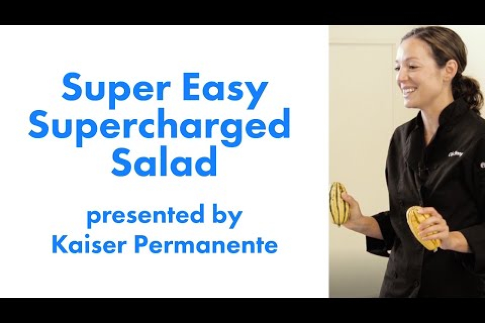 Learn to Make Super Easy Supercharged Salad With Chef Jenny