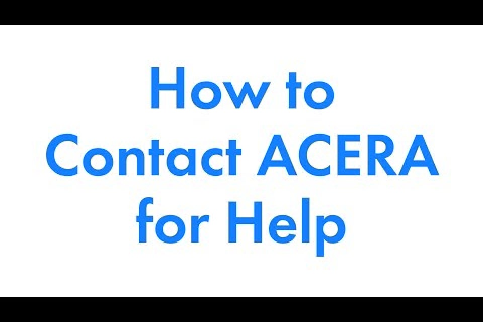 How to Contact ACERA for Help