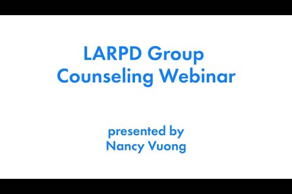 LARPD Group Counseling