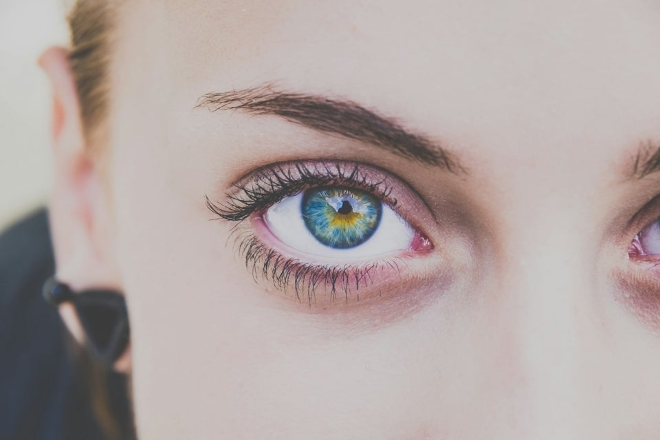 Close up of a person&#039;s eyes