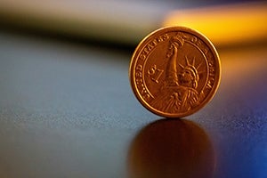 One dollar coin